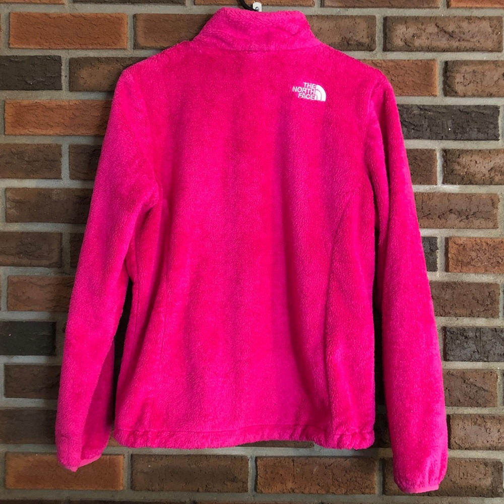 North Face Pink Fleece Zip Jacket Osito - Picture 2 of 4